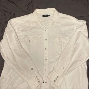 Polo pearl snap shirt